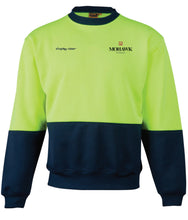 Load image into Gallery viewer, Hi-Vis 2 Tone Crew Neck
