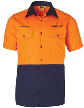 Load image into Gallery viewer, Cotton Drill Safety Shirt - Short Sleeve
